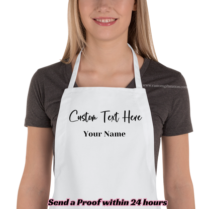 Custom Name Apron