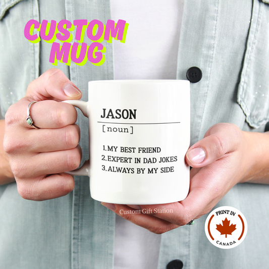 Custom Name with Photo Mug - Best Gift for Your Love