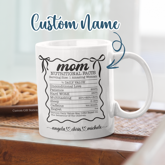 Custom Name Mug - Custom Family Mother's Mug