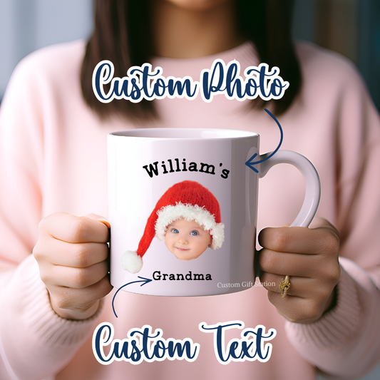 Custom Face Mug (Free to add Text)
